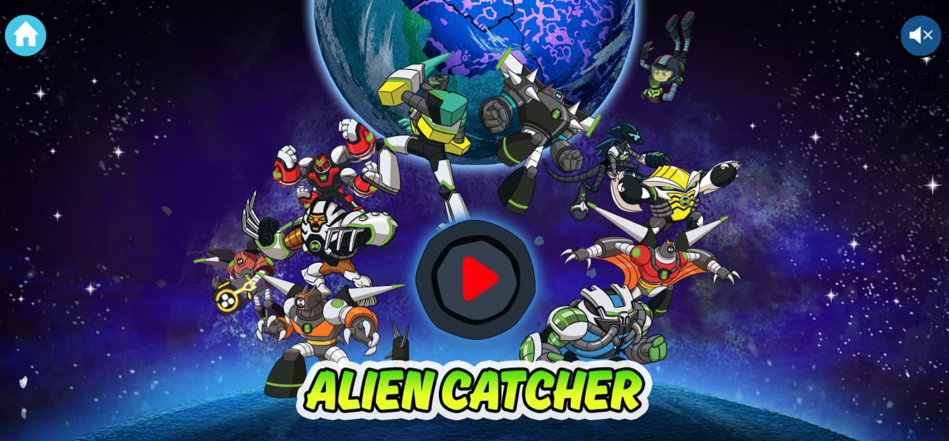 Ben 10 Alien Catcher - Play Free: Cyber World Adventure