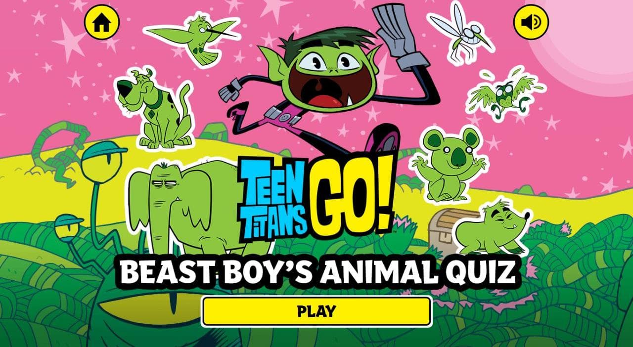 Beast Boy's Animal Quiz - Cartoon Network Teen Titans GO!: Professional Gaming Elite