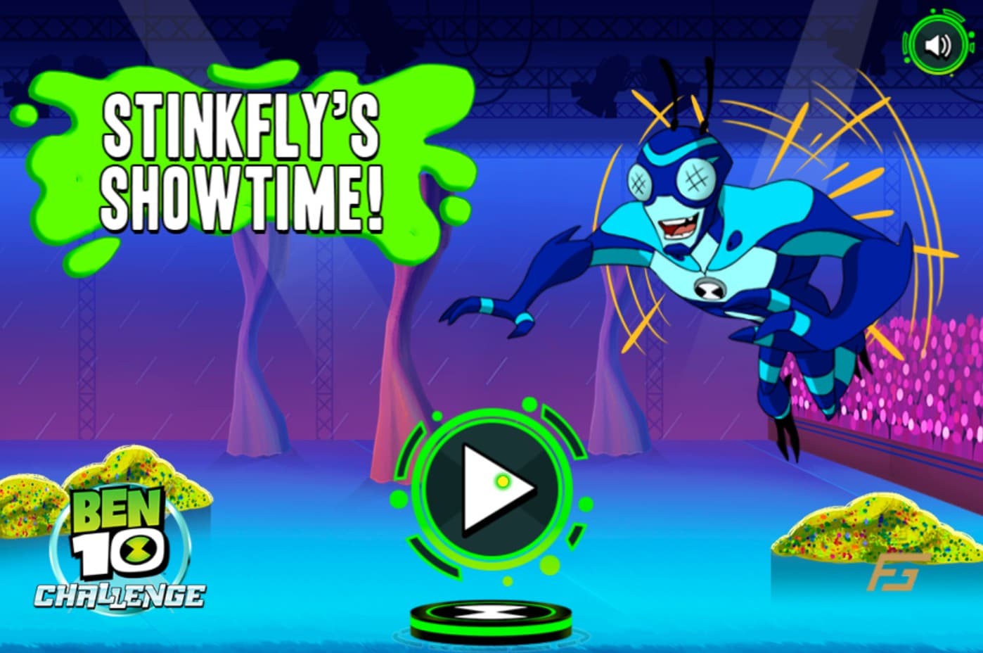 Ben 10 Challenge - Stinkfly's Showtime: Cyber World Adventure