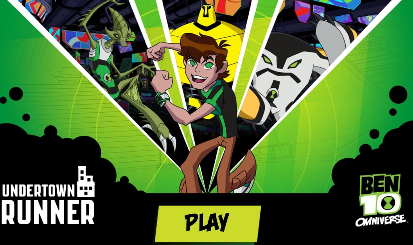 Ben 10 Undertown Runner - Play Cartoon Network: Masterful Skill Challenge
