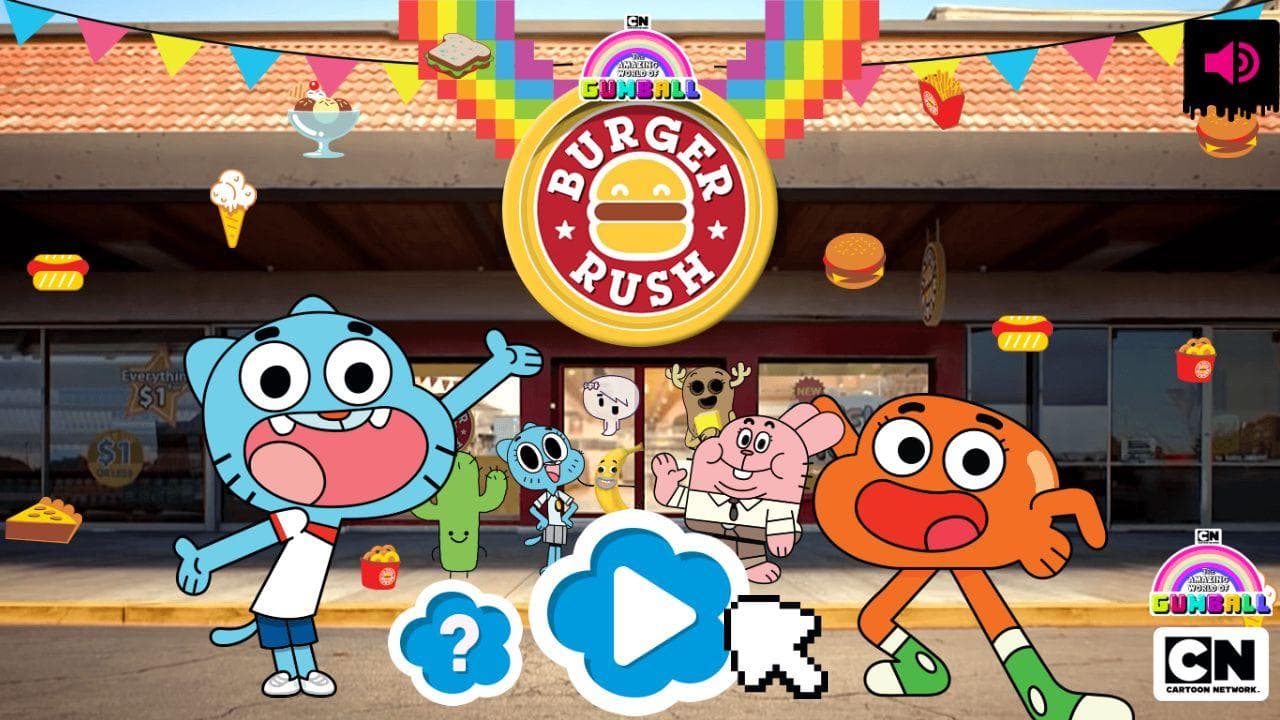 Burger Rush The Amazing World of Gumball: Masterful Skill Challenge