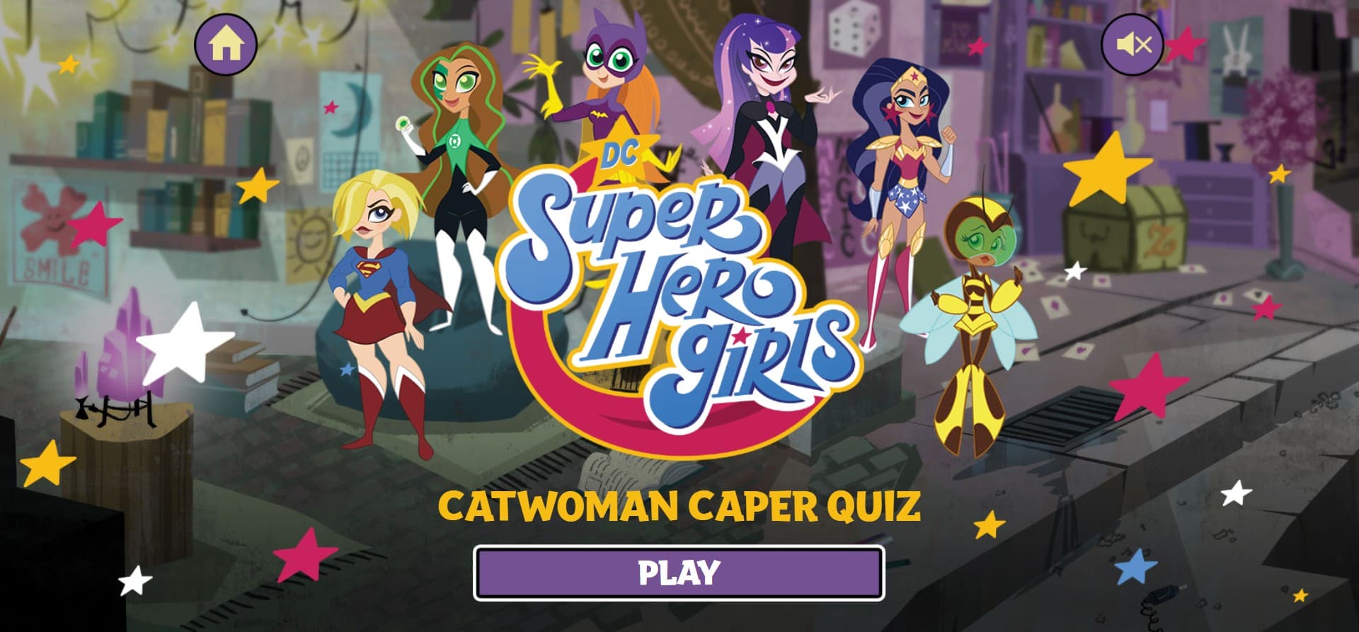 DC Super Hero Girls Catwoman Caper Quiz: Master Online Arena