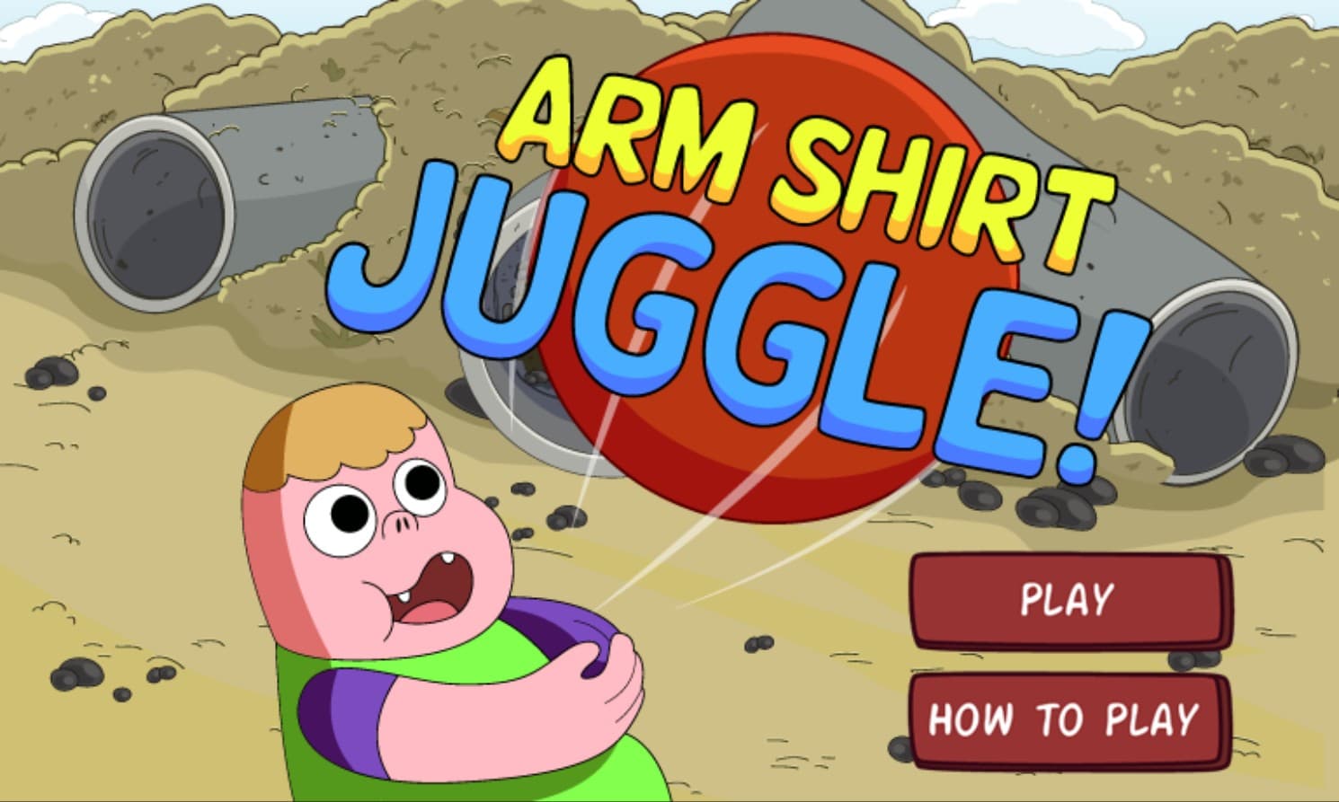 Clarence Arm Shirt Juggle Cartoon Network: The New Champion Arena