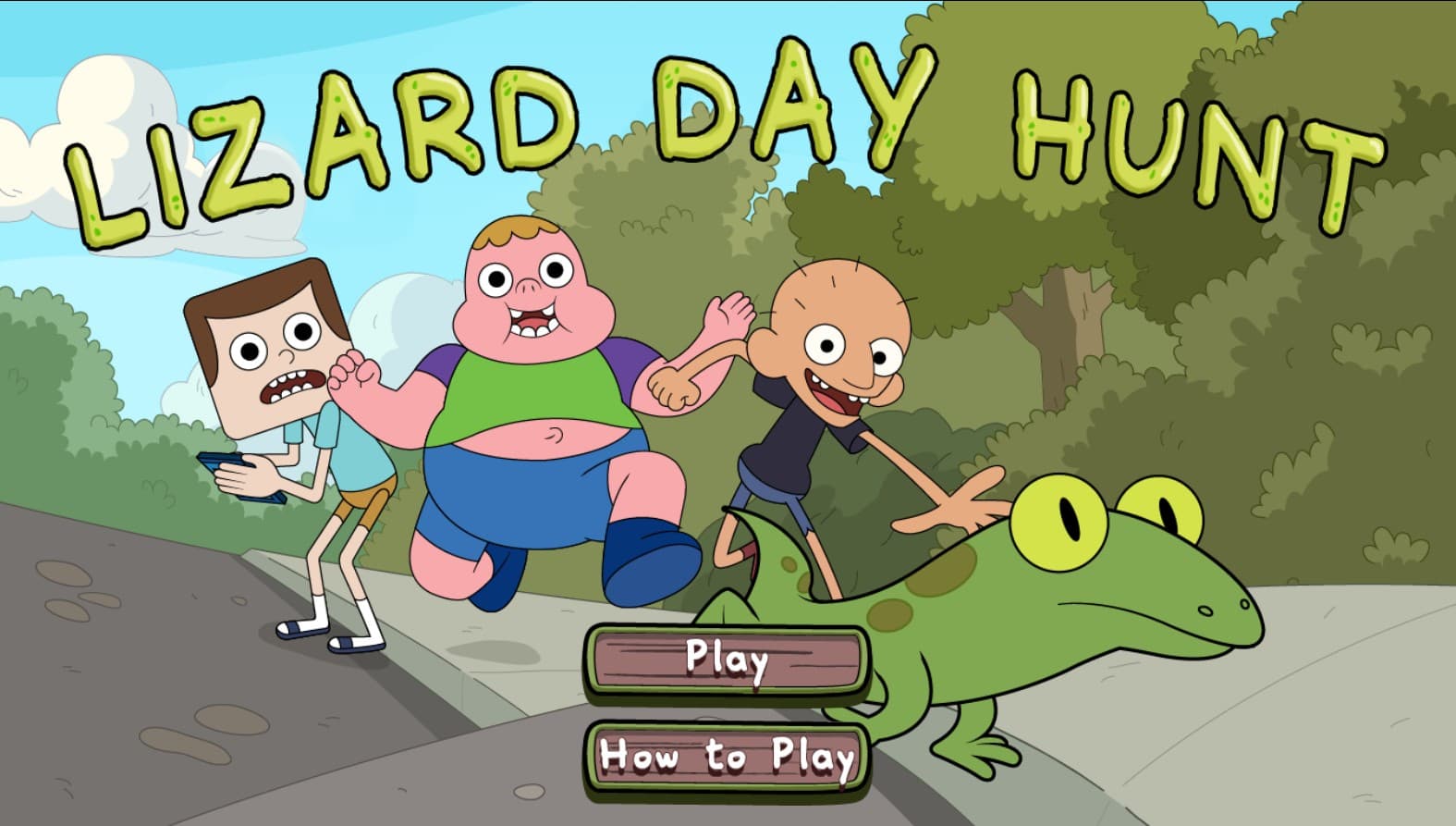 Clarence Lizard Day Hunt - Play Cartoon Network Adventure: Masterful Skill Challenge