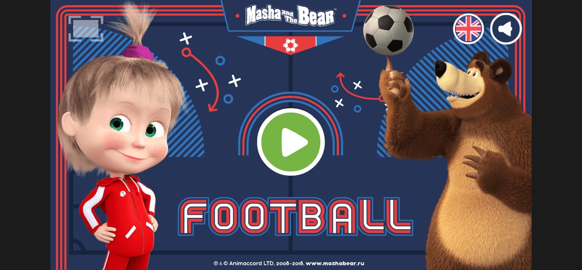 Masha and the Bear Football Game Online: Professional Gaming Elite