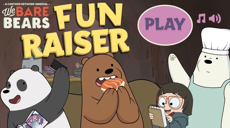 We Bare Bears Fun Raiser - Cartoon Network Adventure: Retro Pixel Adventure
