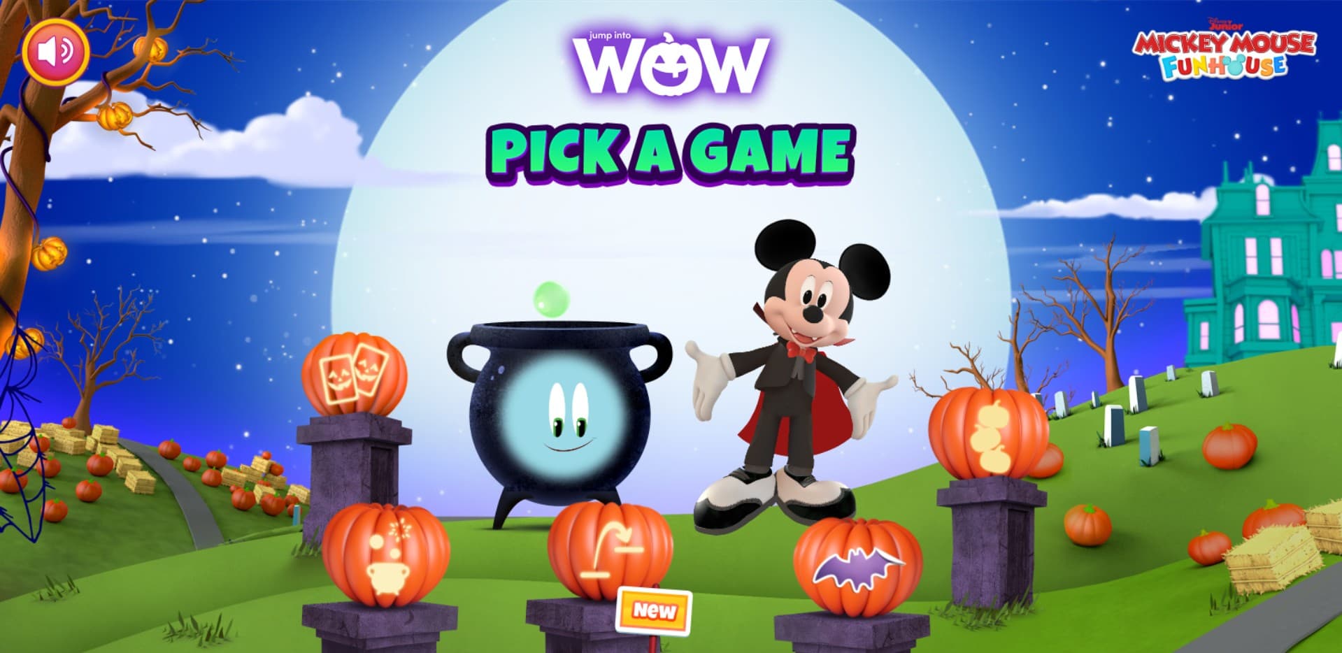 Mickey Mouse Halloween Jump Into WOW: The Ancient Power Quest