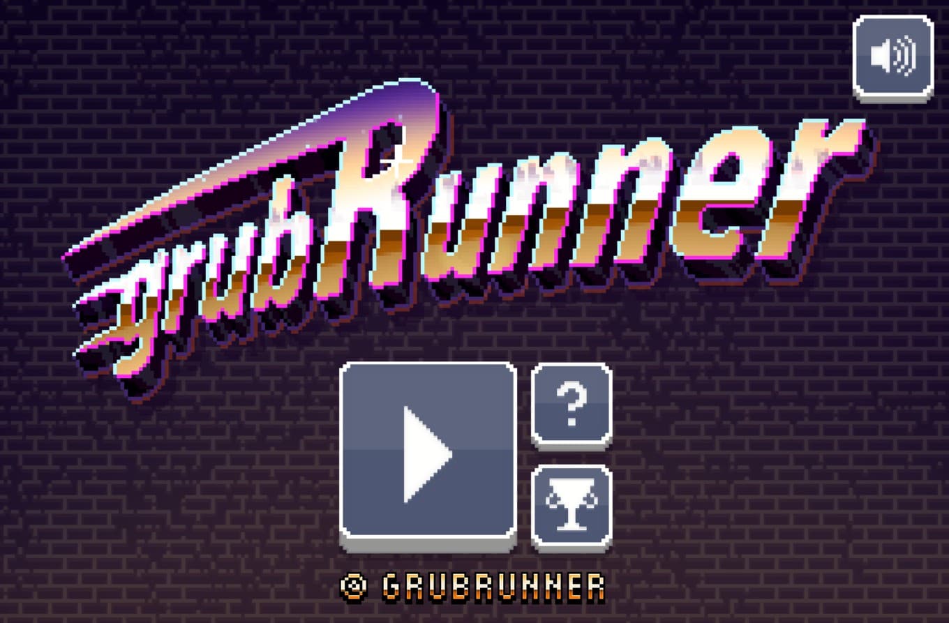 Grub Runner Retro Arcade Food Delivery: Retro Pixel Adventure