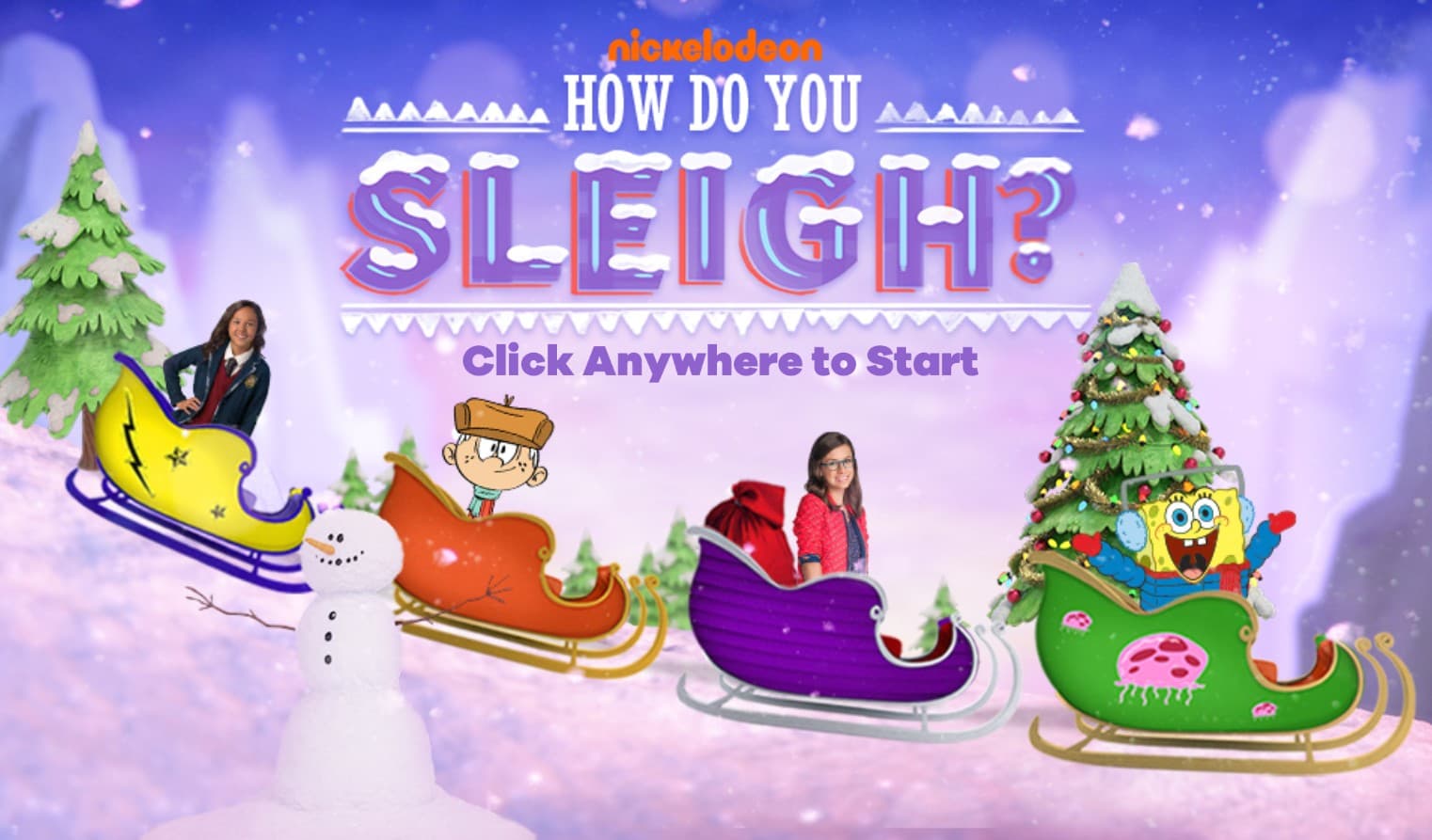 How Do You Sleigh? Nickelodeon Christmas Quiz: Master Online Arena