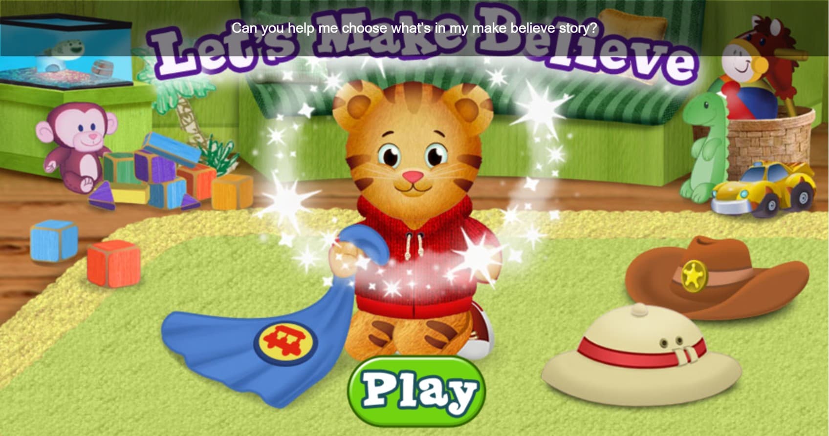 Let's Make Believe Daniel Tiger: The Mega Fun Kingdom