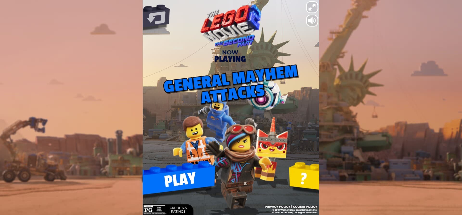 The LEGO Movie 2 General Mayhem Attacks: The Ultimate Fun Zone