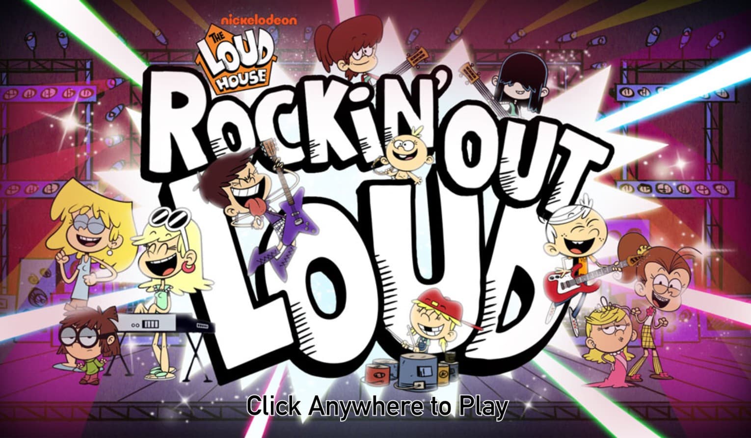 The Loud House Rockin Out Loud - Play Online Music: Professional Gaming Elite
