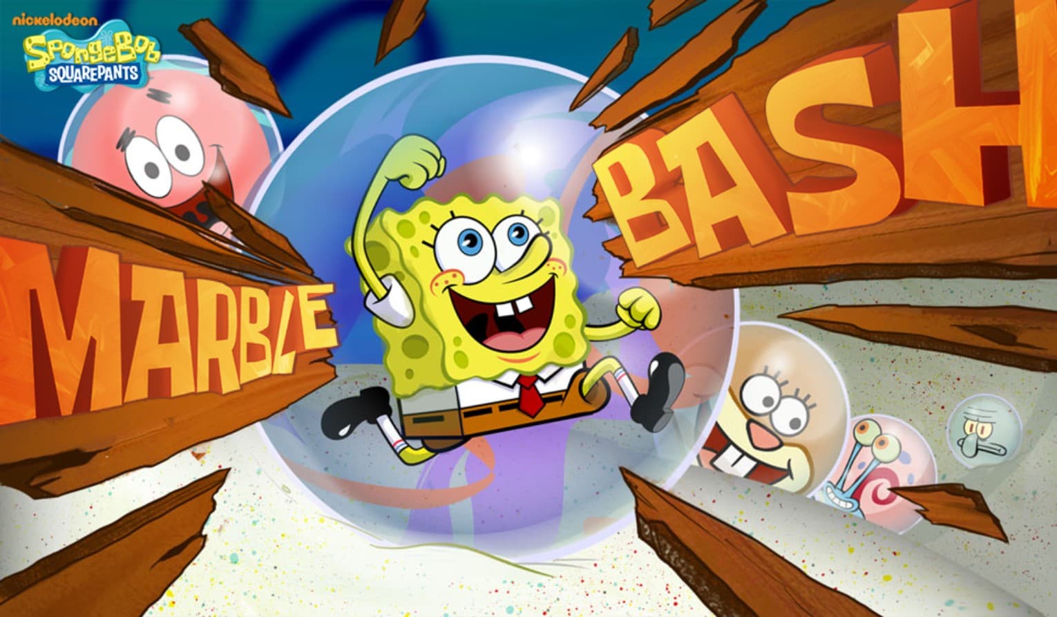 Marble Bash - SpongeBob SquarePants Arcade: Retro Pixel Adventure