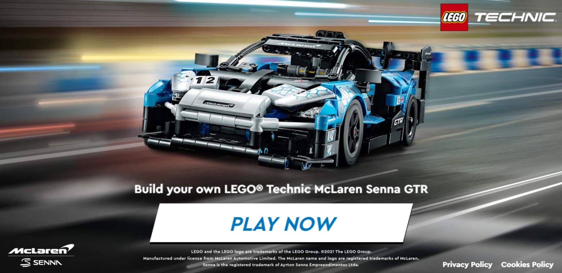LEGO McLaren Senna GTR Racing Simulator: Infinite Action Saga