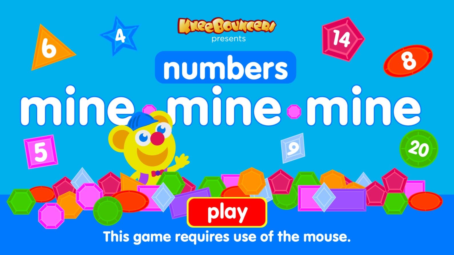 Mine Numbers KneeBouncers Educational: The Mega Fun Kingdom