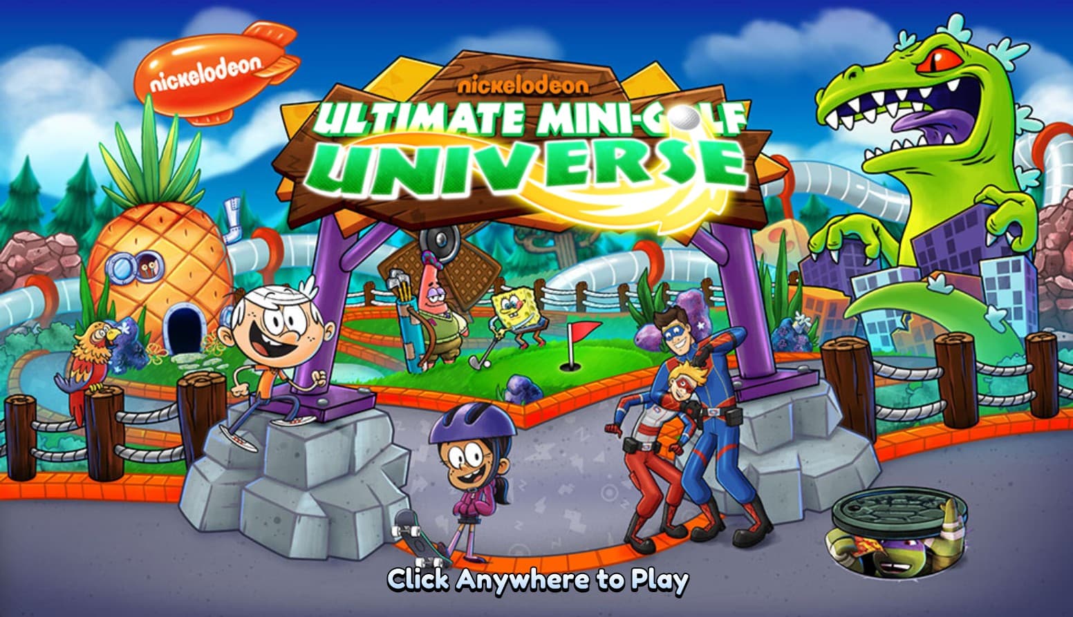 Nick Ultimate Mini-Golf Universe - Play Nickelodeon Sports Games Online: Dynamic Play Experience