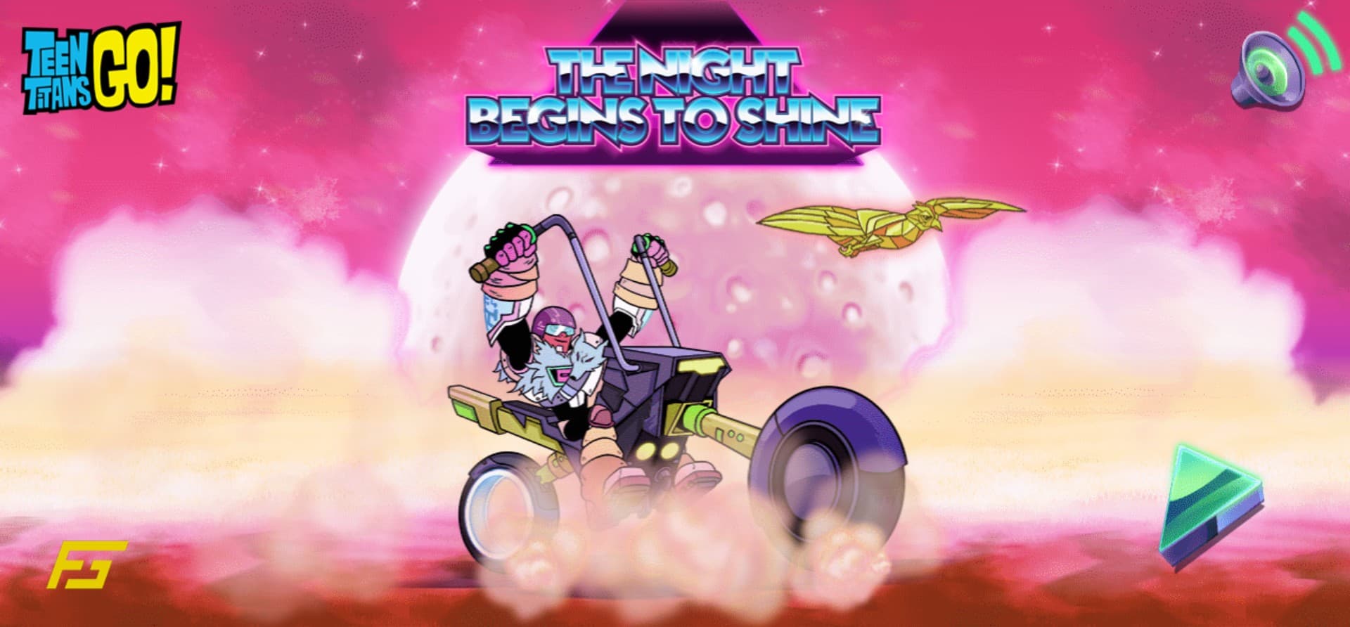 The Night Begins to Shine Teen Titans Go: The Mega Fun Kingdom