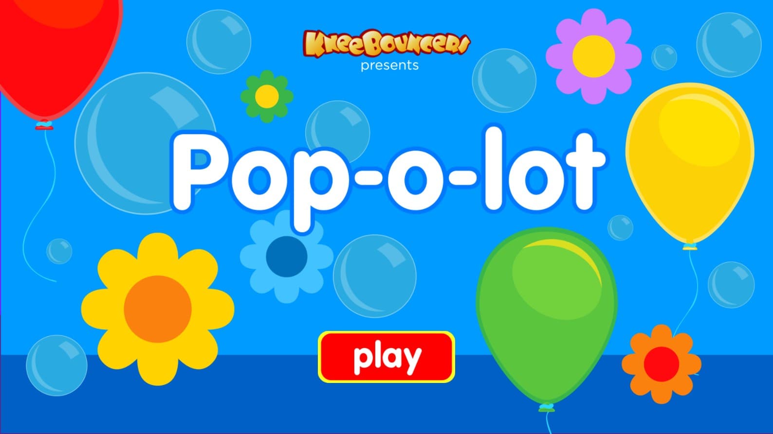 Pop-o-lot - KneeBouncers Balloon Popping Game for Kids: Turbo Thrill Ride