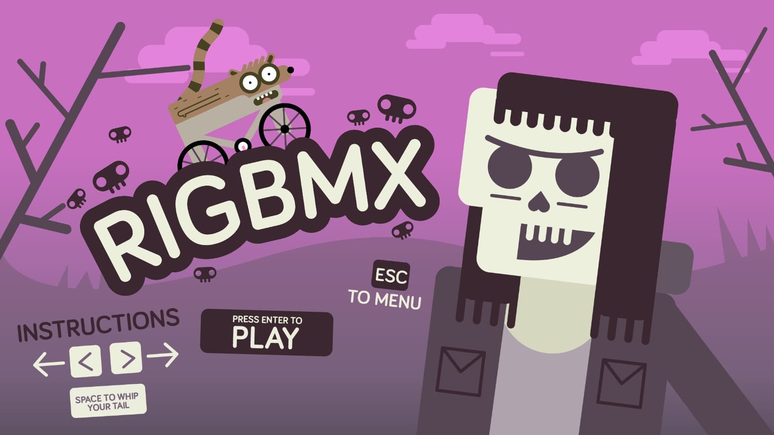Rigby BMX Cartoon Network Adventure: Masterful Skill Challenge