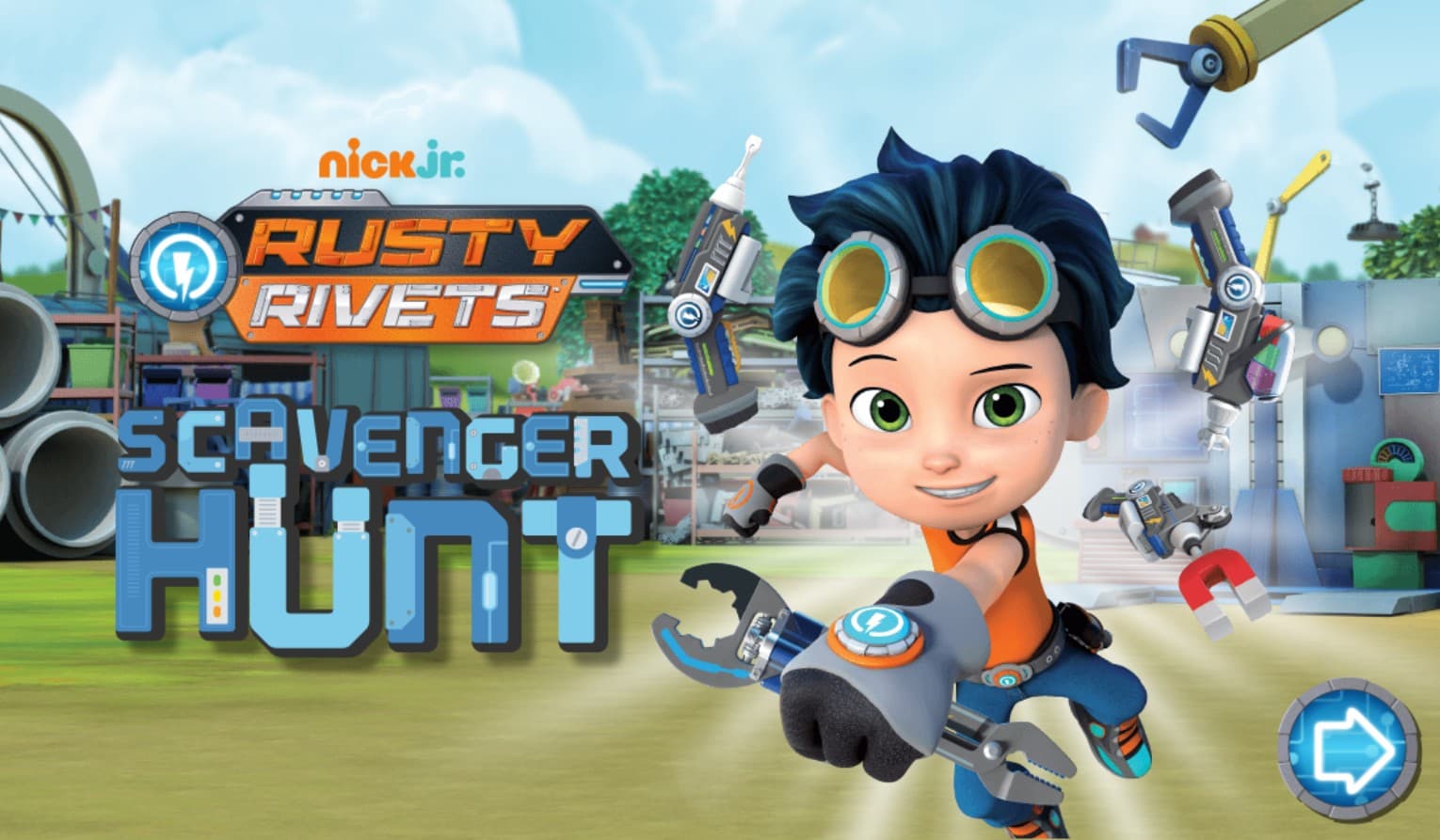 Rusty Rivets Scavenger Hunt Game - Play Online for Free: Epic Journey Beyond
