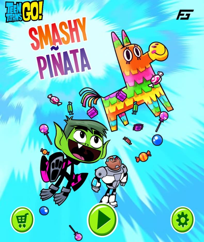 Teen Titans Go Smashy Pinata - Arcade Action: Retro Pixel Adventure
