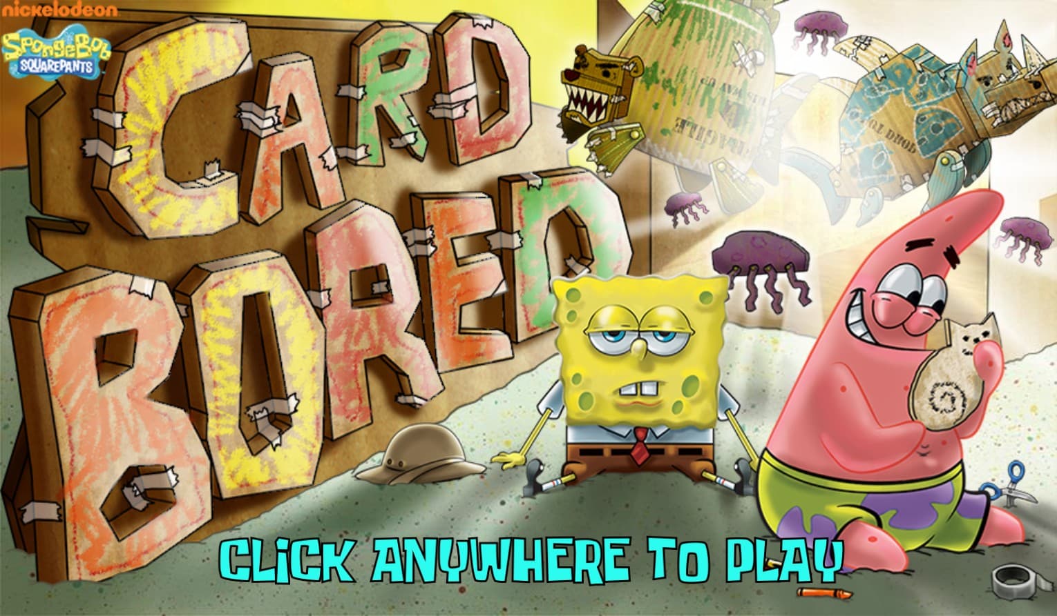 SpongeBob SquarePants Card Bored: Epic Journey Beyond