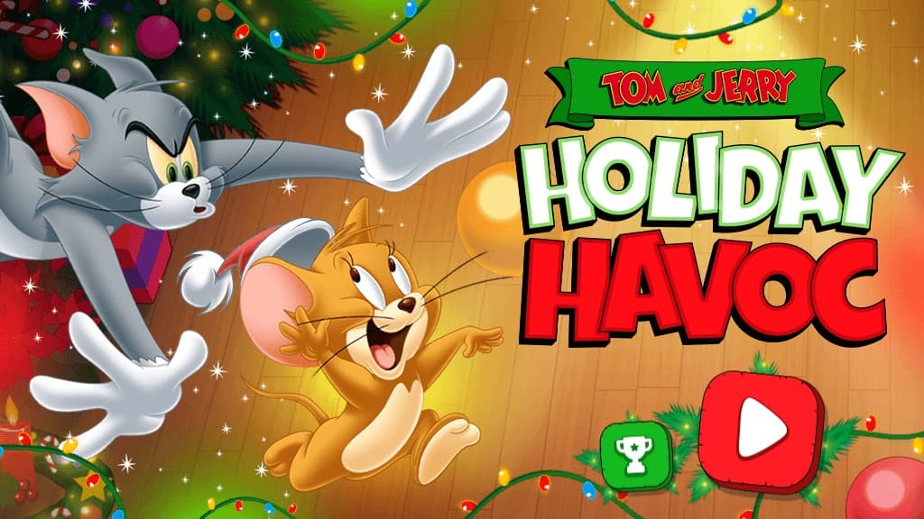 Tom and Jerry Holiday Havoc - Play Fun Christmas Games Online: The Mega Fun Kingdom