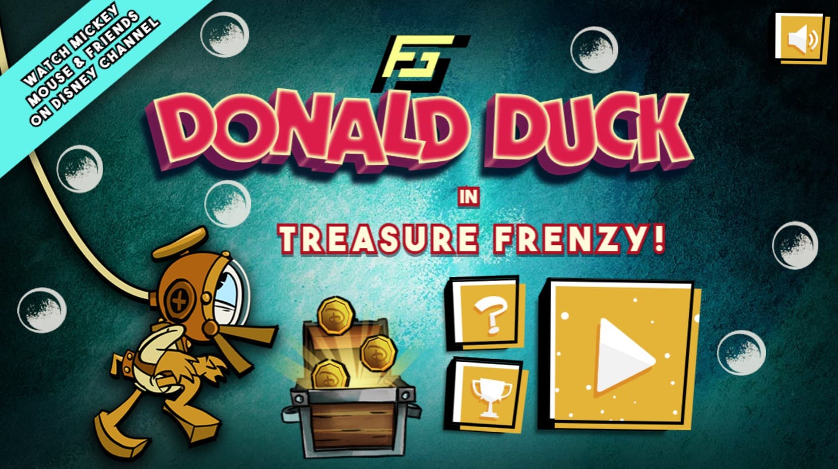 Donald Duck Treasure Frenzy - Underwater Disney Adventure: Ultimate Skill Mastery