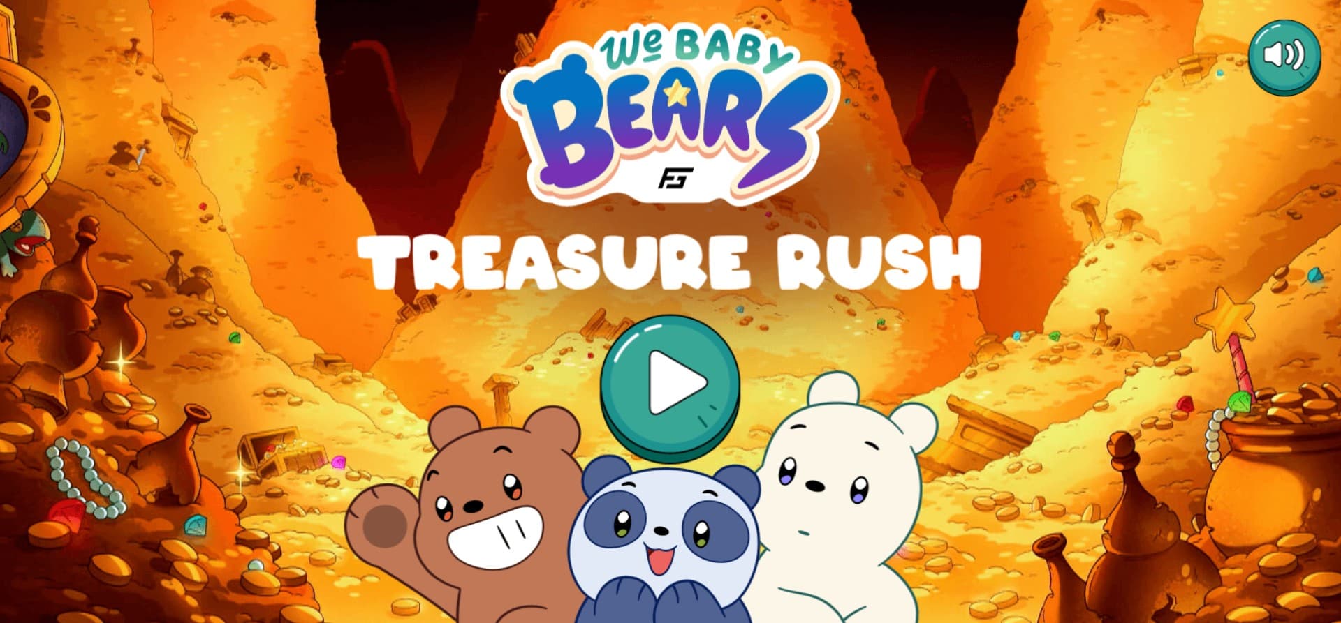We Baby Bears Treasure Rush - Cartoon Network Adventure: The Ultimate Fun Zone