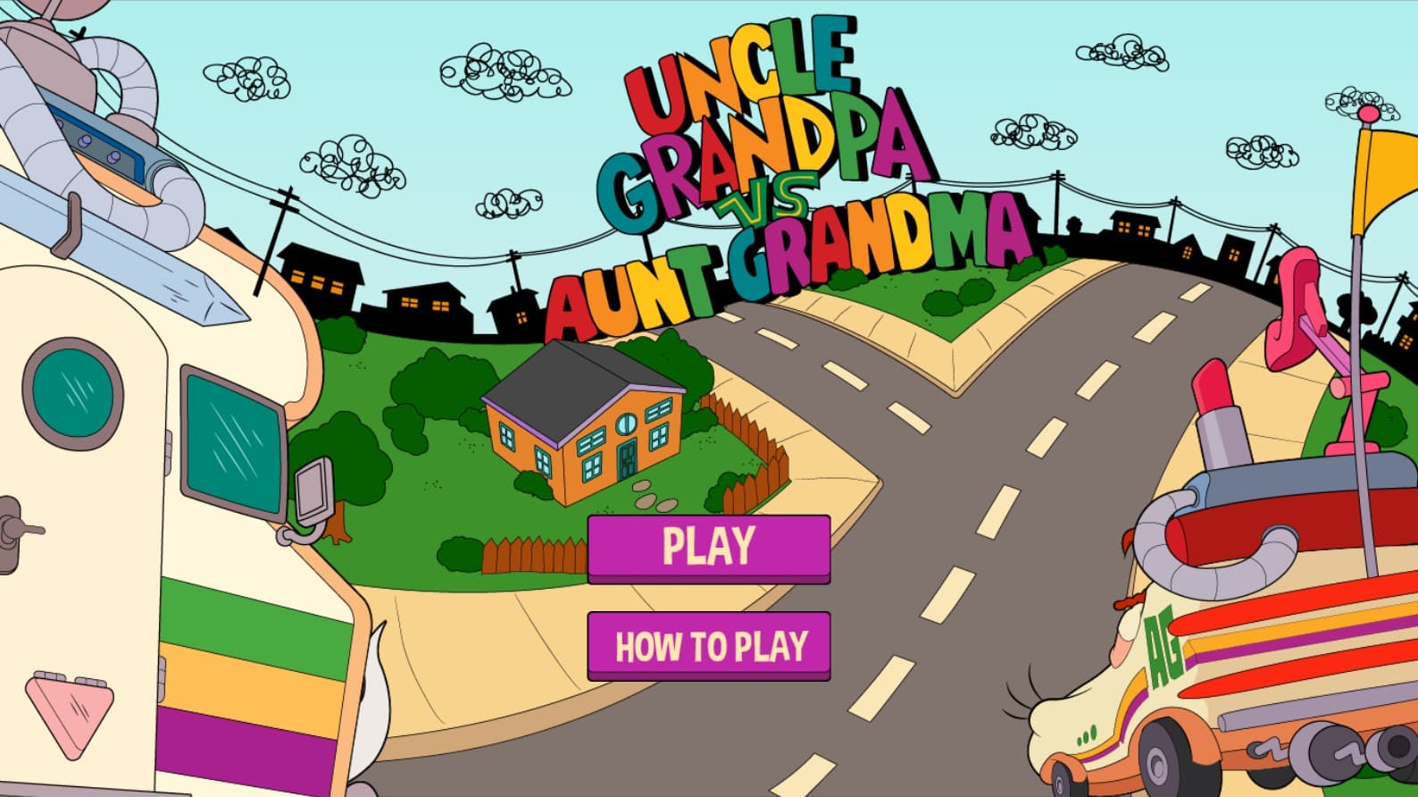 Uncle Grandpa vs Aunt Grandma Cartoon Network: Professional Gaming Elite
