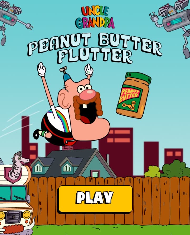 Uncle Grandpa Peanut Butter Flutter - Cartoon Network: Epic Journey Beyond