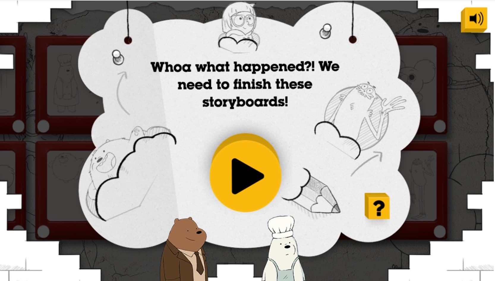 We Bare Bears Storyboard Creator: The Brave Warrior Legend