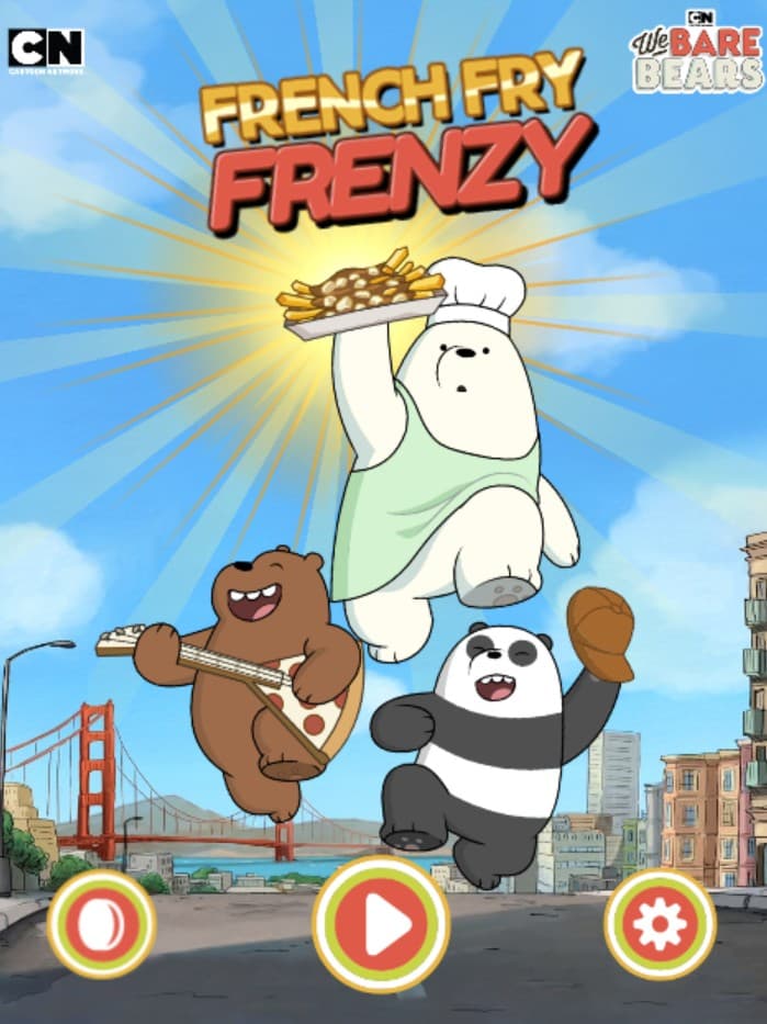 We Bare Bears French Fry Frenzy - Cartoon Network Cooking: Turbo Thrill Ride