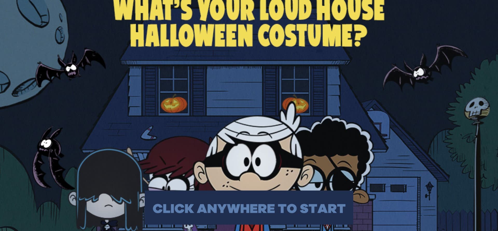 Whats Your Loud House Halloween Costume - Nickelodeon Quiz: The New Champion Arena