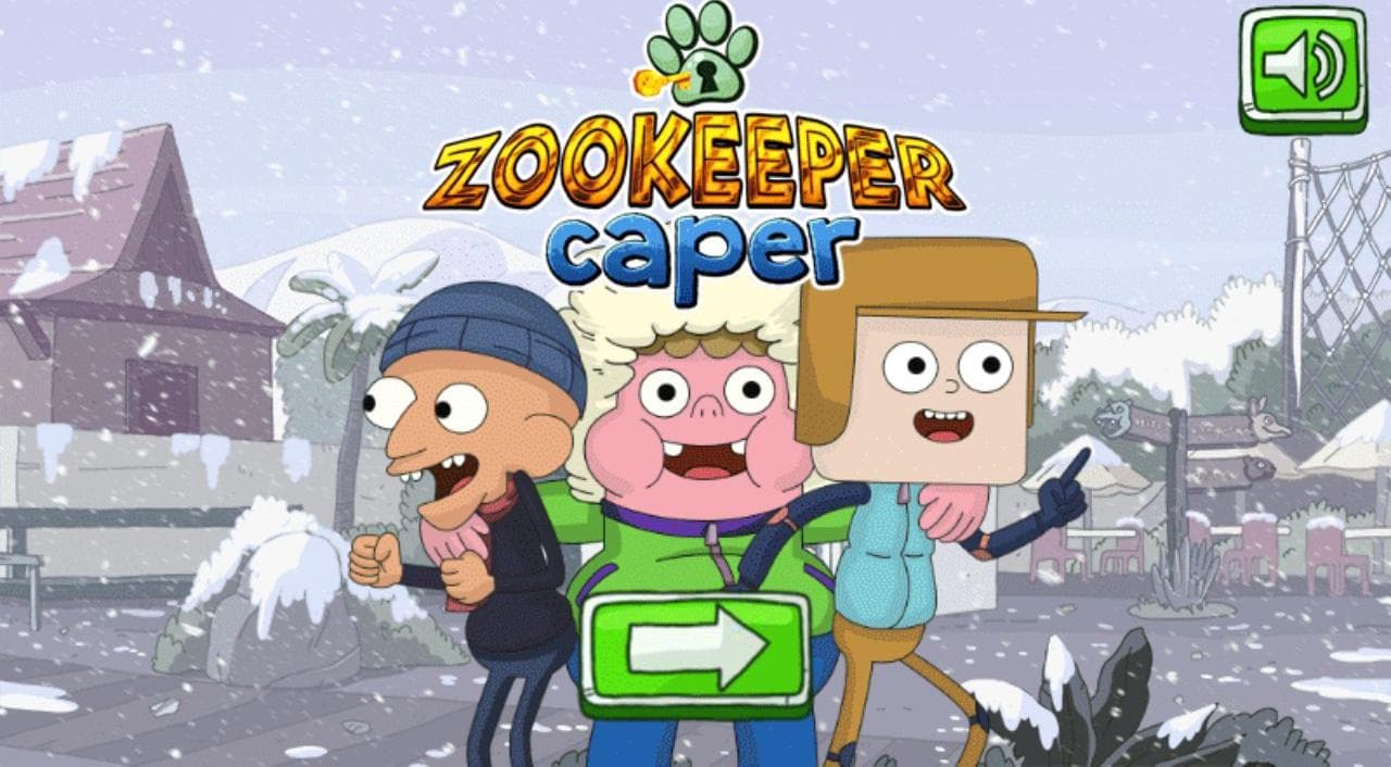 Zookeeper Caper - Play Clarence Adventure: Turbo Thrill Ride